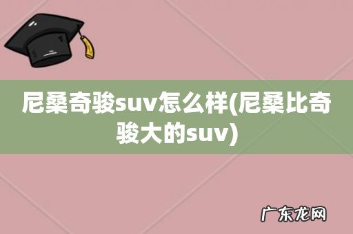 尼桑比奇骏大的suv 尼桑奇骏suv怎么样