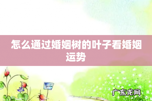 怎么通过婚姻树的叶子看婚姻运势