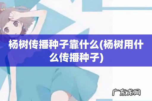 杨树用什么传播种子 杨树传播种子靠什么