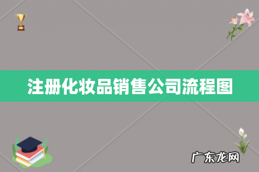 注册化妆品销售公司流程图