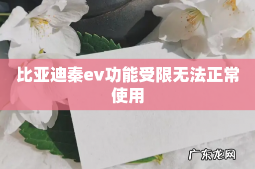 比亚迪秦ev功能受限无法正常使用