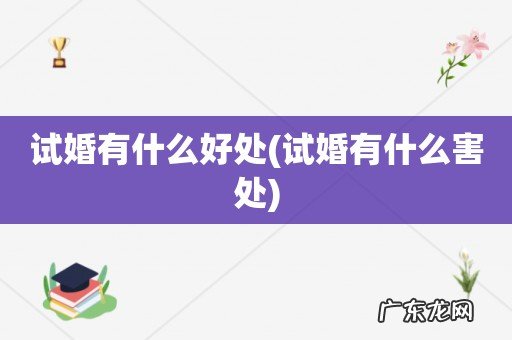 试婚有什么害处 试婚有什么好处