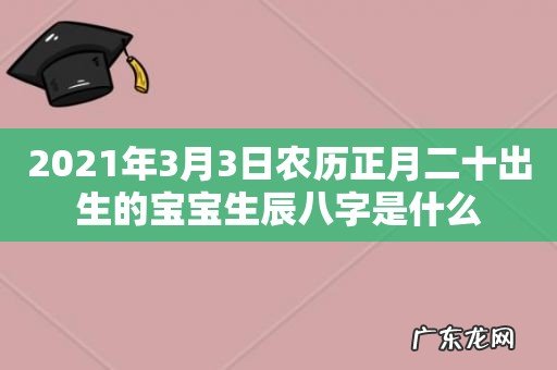 2021年3月3日农历正月二十出生的宝宝生辰八字是什么