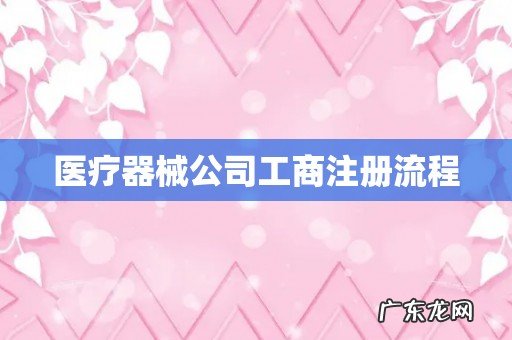 医疗器械公司工商注册流程