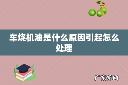 车烧机油是什么原因引起怎么处理