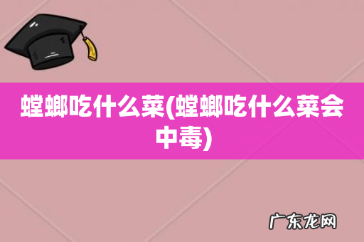 螳螂吃什么菜会中毒 螳螂吃什么菜