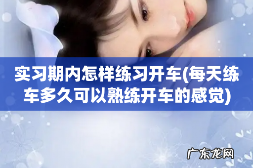 每天练车多久可以熟练开车的感觉 实习期内怎样练习开车