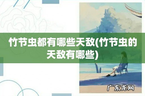 竹节虫的天敌有哪些 竹节虫都有哪些天敌