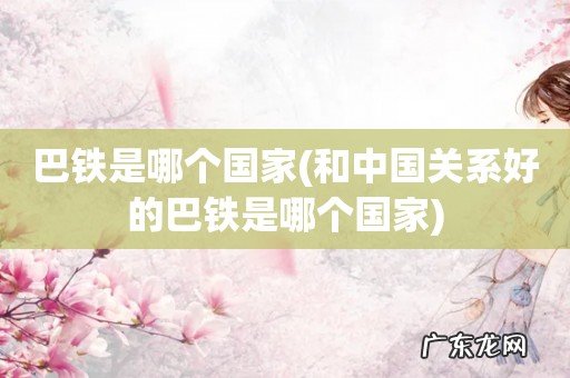 和中国关系好的巴铁是哪个国家 巴铁是哪个国家