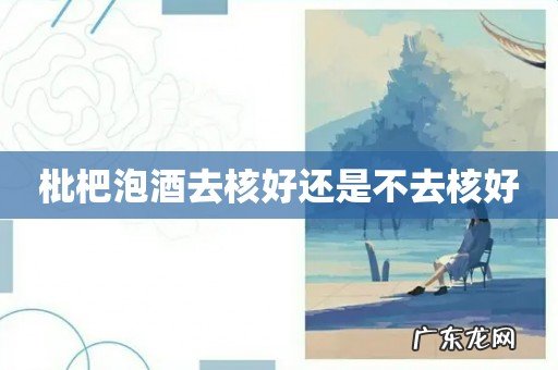 枇杷泡酒去核好还是不去核好