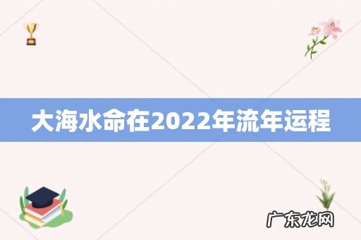 大海水命在2022年流年运程