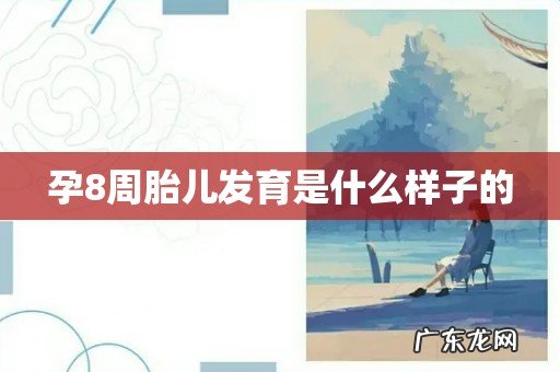 孕8周胎儿发育是什么样子的