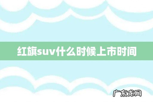 红旗suv什么时候上市时间