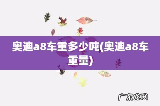 奥迪a8车重量 奥迪a8车重多少吨