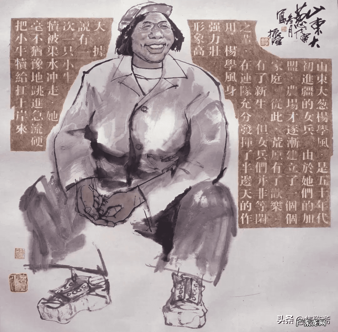 古代侠客水墨画 中国风水墨画人物