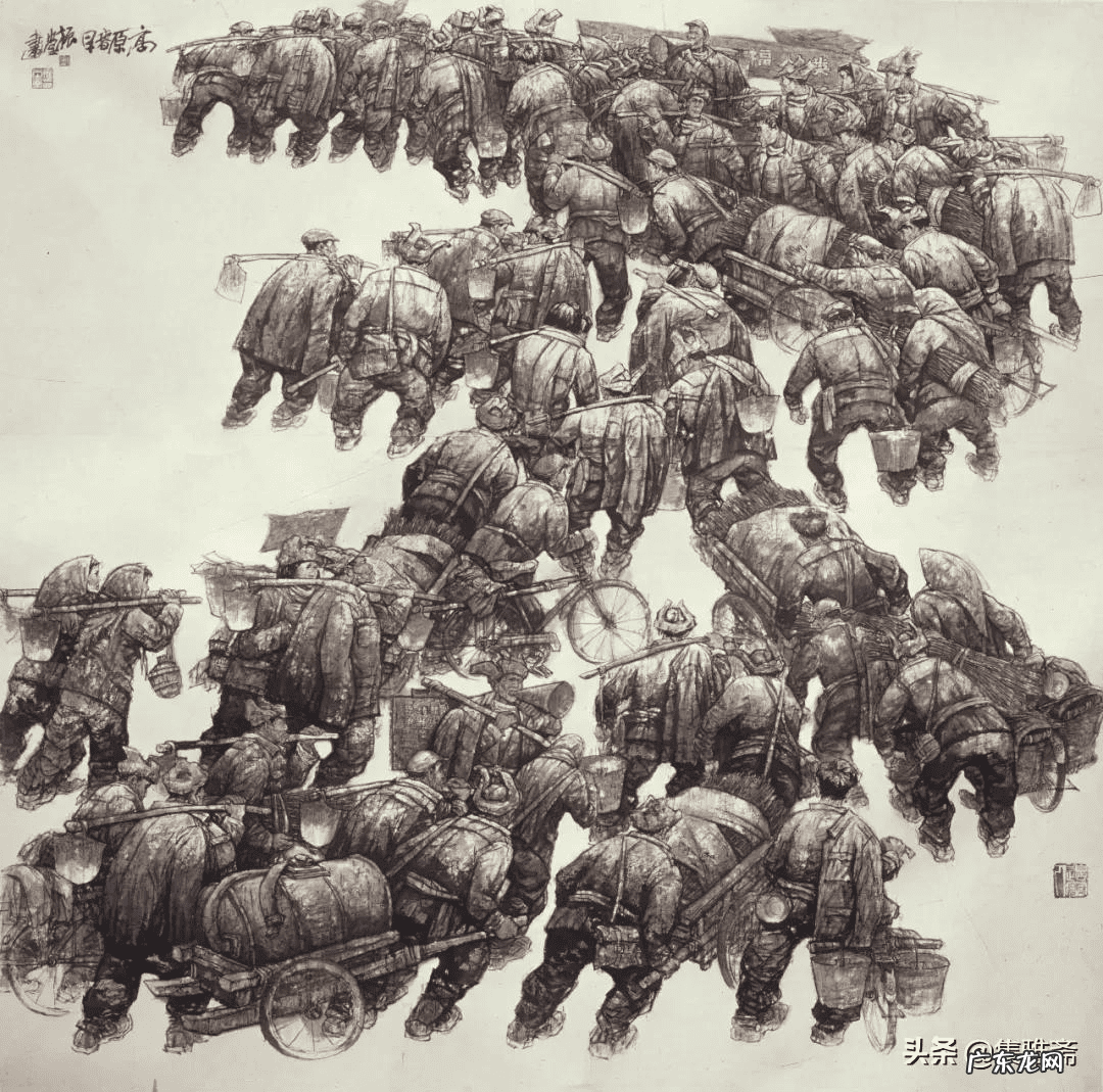 古代侠客水墨画 中国风水墨画人物