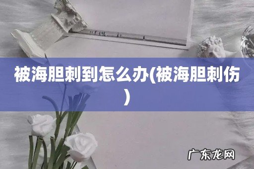 被海胆刺伤 被海胆刺到怎么办