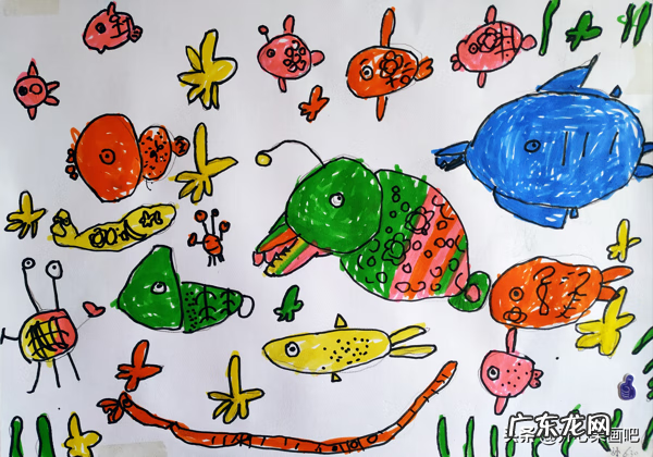 幼儿园海底世界图画 幼儿园画海底世界图片