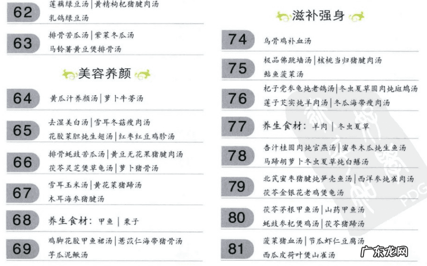 煲汤食谱100种做法大全 煲汤食谱大全