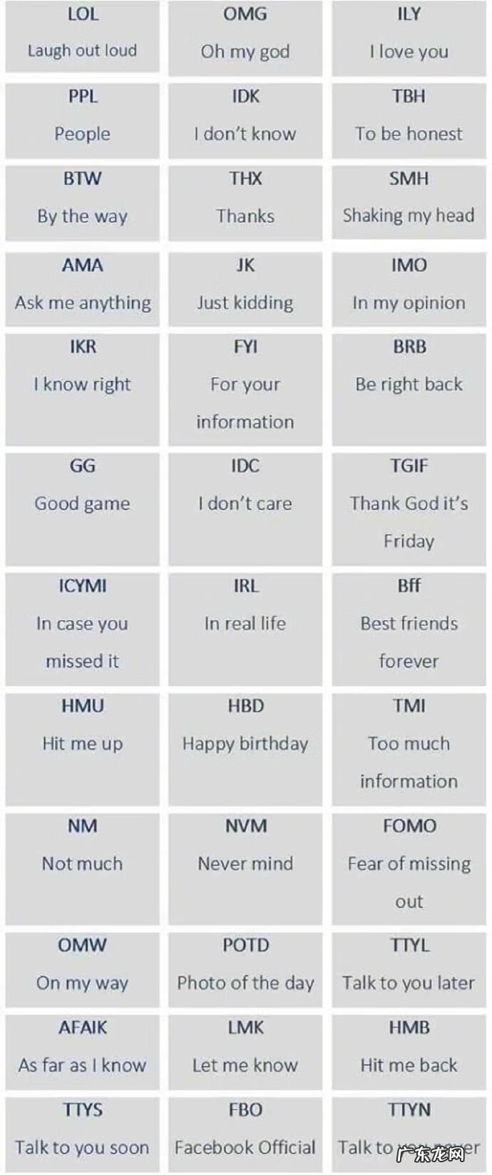 短信内容英语 英文短信缩写