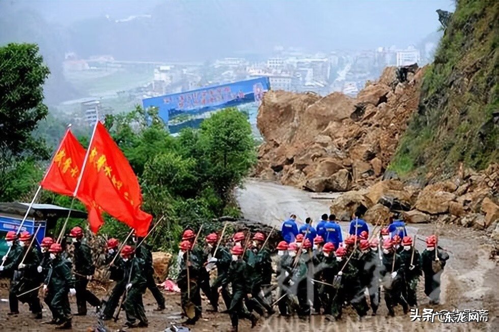 唐家河保护区 唐家山堰塞湖地震遗迹