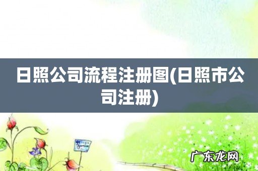 日照市公司注册 日照公司流程注册图
