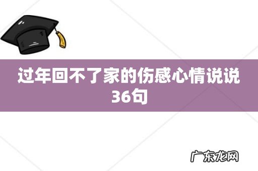 过年回不了家的伤感心情说说36句