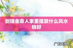 剑锋金命人家里摆放什么风水物好