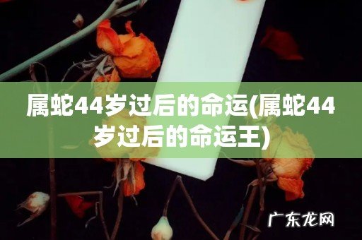 属蛇44岁过后的命运王 属蛇44岁过后的命运