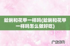 蛤蜊和花甲一样吗怎么做好吃 蛤蜊和花甲一样吗