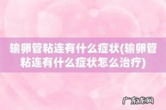 输卵管粘连有什么症状怎么治疗 输卵管粘连有什么症状