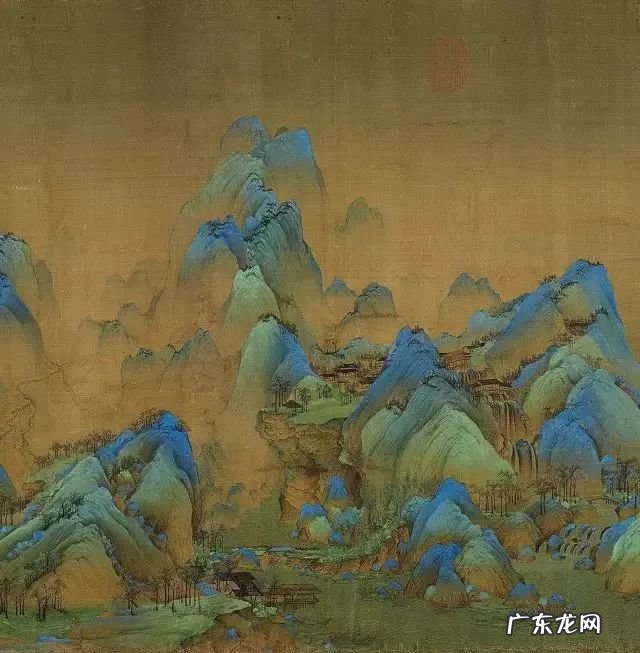 千里江山图展览 千里江山图 风水