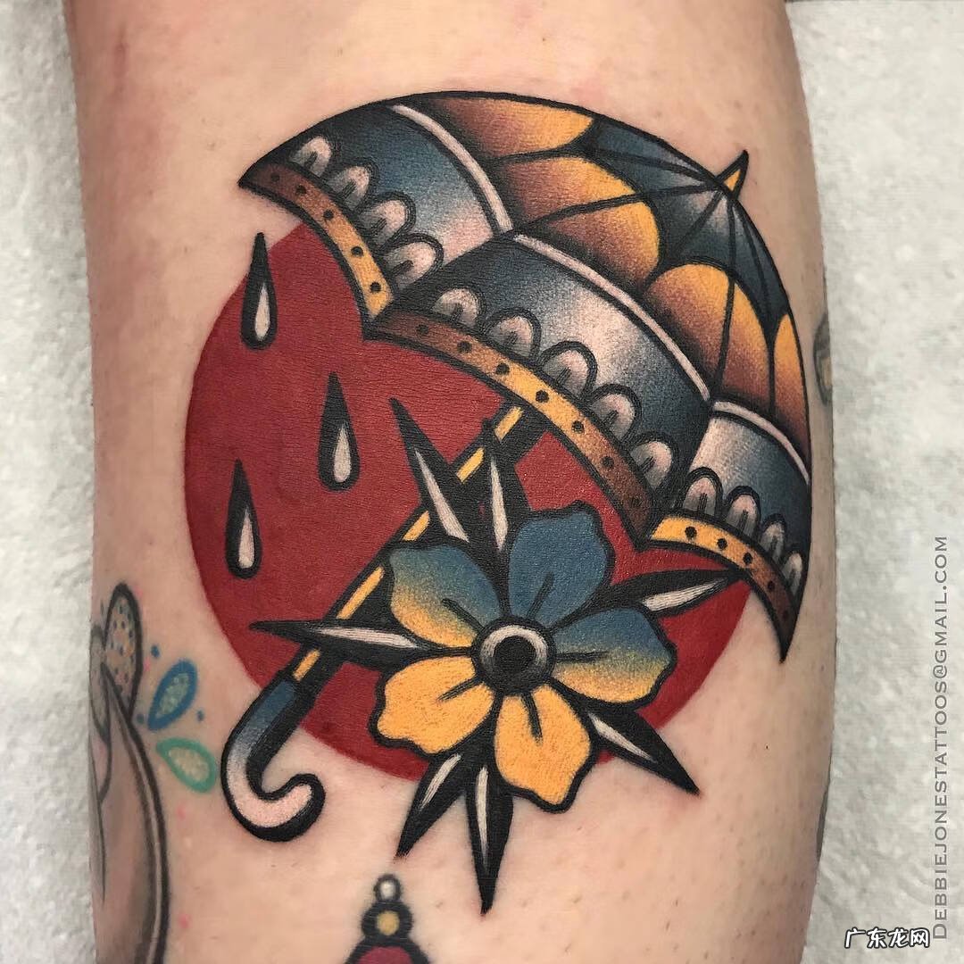 帆船纹身手稿图 海浪帆船纹身