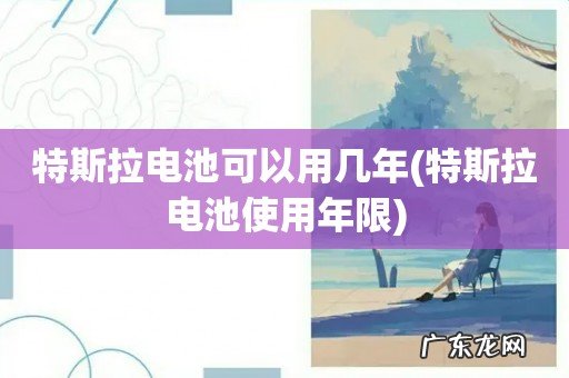 特斯拉电池使用年限 特斯拉电池可以用几年