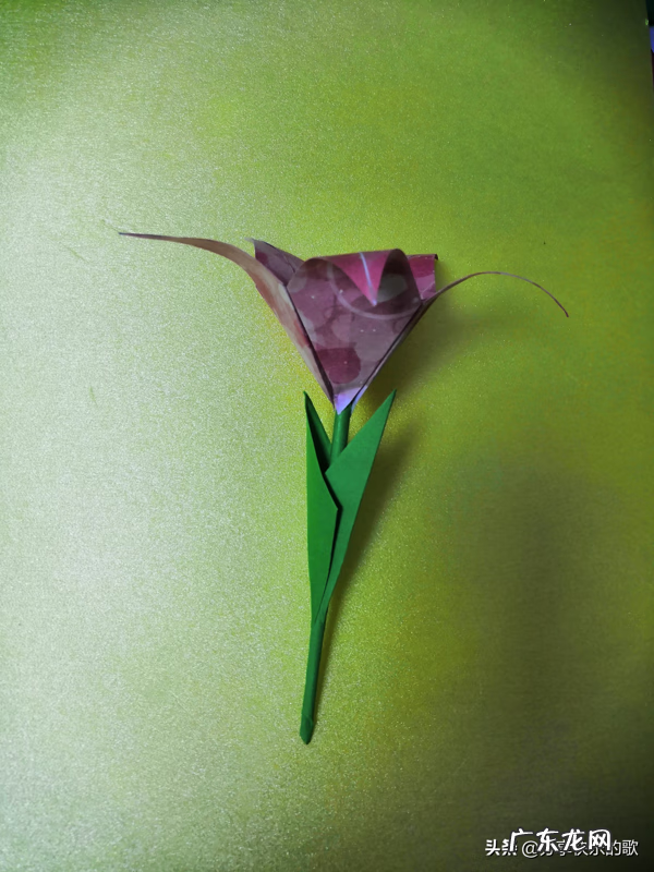百合花怎么折简单又漂亮 百合花的折法怎么折
