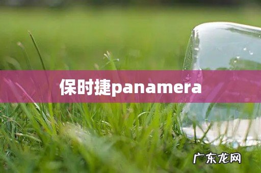 保时捷panamera
