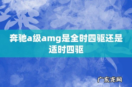 奔驰a级amg是全时四驱还是适时四驱