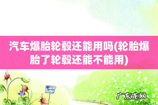 轮胎爆胎了轮毂还能不能用 汽车爆胎轮毂还能用吗