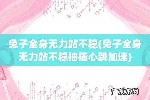 兔子全身无力站不稳抽搐心跳加速 兔子全身无力站不稳