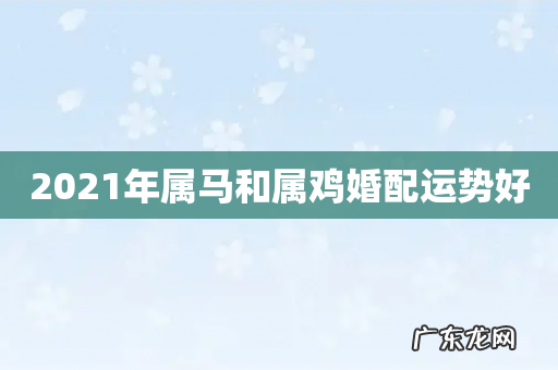 2021年属马和属鸡婚配运势好