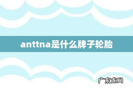 anttna是什么牌子轮胎