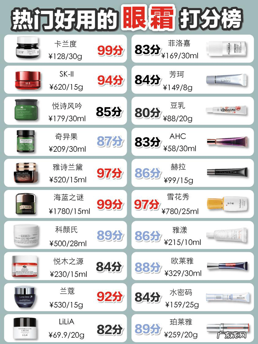 淡化黑眼圈的眼霜排行 黑眼圈眼霜推荐