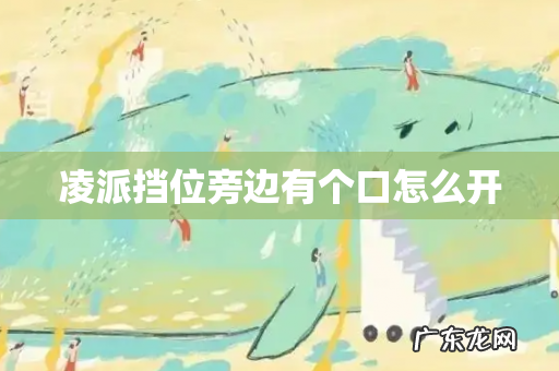 凌派挡位旁边有个口怎么开