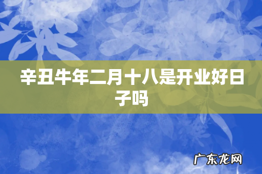 辛丑牛年二月十八是开业好日子吗