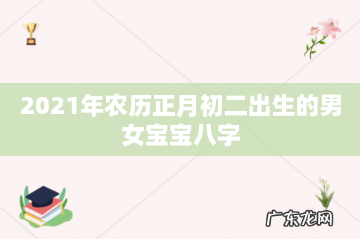 2021年农历正月初二出生的男女宝宝八字