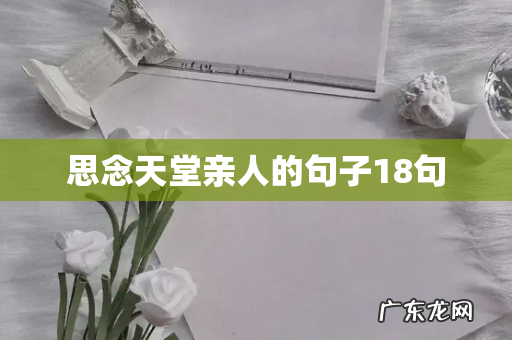 思念天堂亲人的句子18句