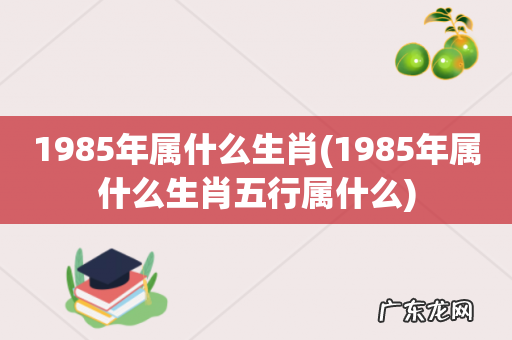 1985年属什么生肖五行属什么 1985年属什么生肖