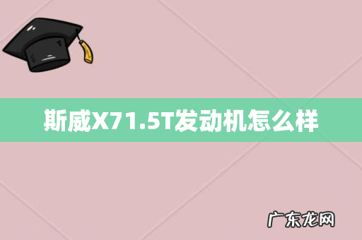 斯威X71.5T发动机怎么样