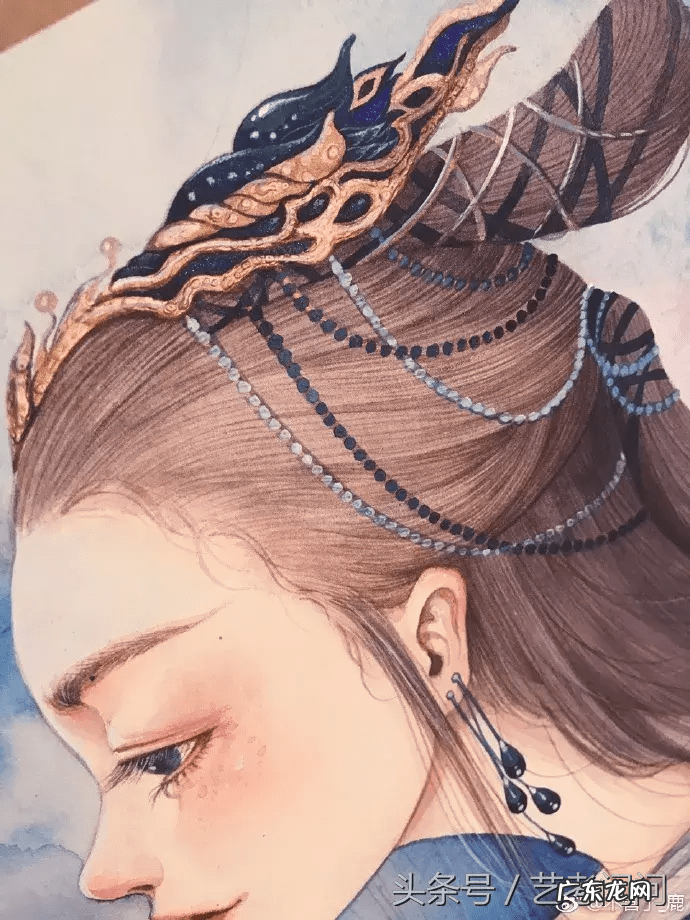 古风水彩画 古风水彩画法