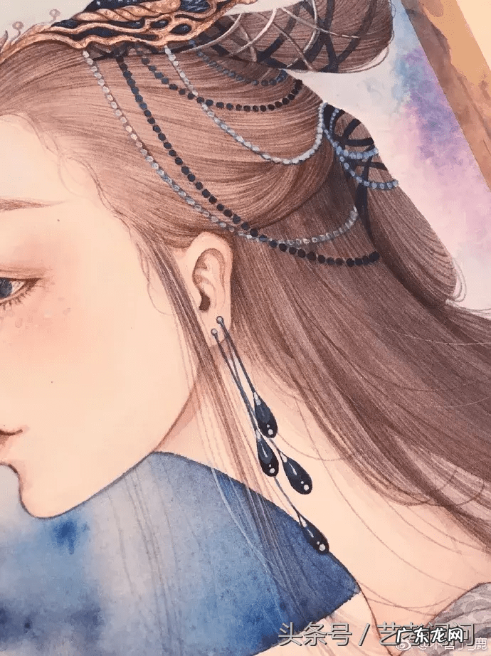 古风水彩画 古风水彩画法